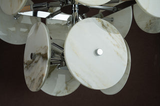 Modern Sculptural Luxury Marble Cluster Chandelier