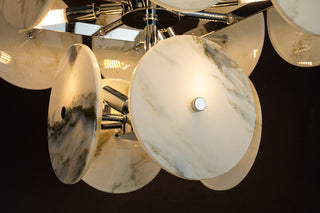 Modern Sculptural Luxury Marble Cluster Chandelier