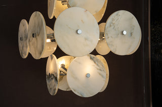 Modern Sculptural Luxury Marble Cluster Chandelier