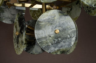 Modern Sculptural Luxury Marble Cluster Chandelier