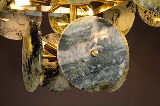Modern Sculptural Luxury Marble Cluster Chandelier