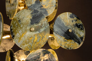 Modern Sculptural Luxury Marble Cluster Chandelier
