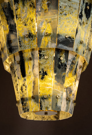 Modern Tapered Luxury Marble Chandelier