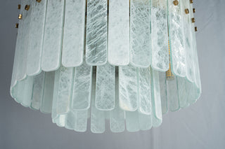 Modern White Crystal Luxury Marble Chandelier