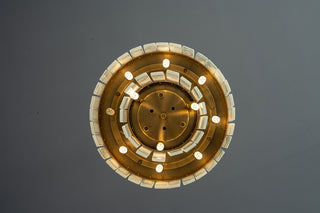 Modern White Crystal Luxury Marble Chandelier