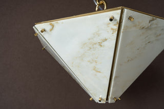 Modern Faceted Luxury Marble Chandelier