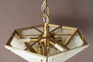 Modern Faceted Luxury Marble Chandelier