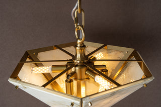 Modern Faceted Luxury Marble Chandelier