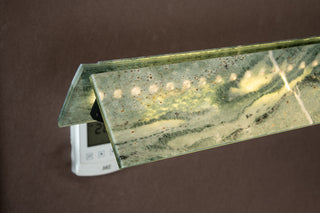 Modern Slim Luxury Marble Linear LED Pendant Light