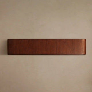 Frances Mahogany Sideboard with Drawers – Curved Wood Buffet Cabinet