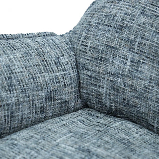 Eris Swivel Accent Chair – Cocoon Lounge Chair, Textured Fabric
