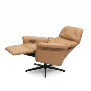 Iris Swivel Power Recliner Chair – Top-Grain Leather