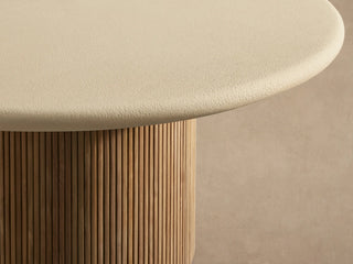 Alesso Outdoor Round Dining Table – Modern Patio Table