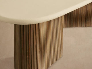 Alesso Outdoor Dining Table with Stone Top