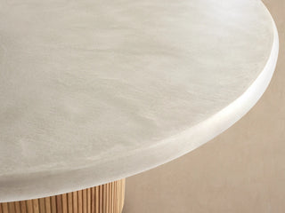 Alesso Outdoor Round Dining Table – Modern Patio Table