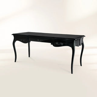 Boulevard II Gloss Black Classic Luxury Writing Desk