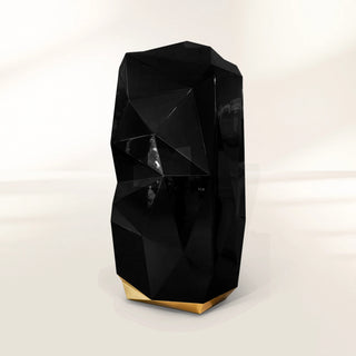 Luxury Diamond Floor Safe with Hidden Watch Winder & Certified High-Security Storage System