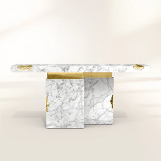 Empire Consoles Hammered Gilded Brass Entryways Cabinet Table
