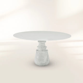 Pietra Round Classic Estremoz Marble Dining Table
