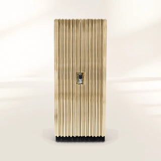 Luxury Symphony Watch Winder Safe with Gold-Plated Brass Pipes & High-Security Storage System