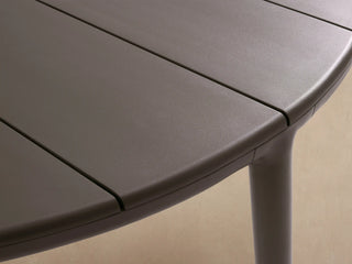 Puglia Outdoor Aluminum Round Dining Table – Modern Weather-Resistant Patio Table