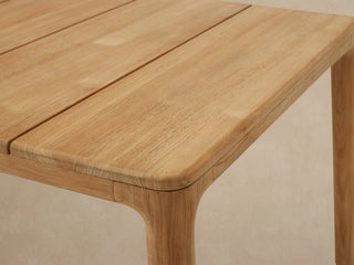 Puglia Outdoor Teak Rectangular Dining Table – Weather-Resistant Patio Table