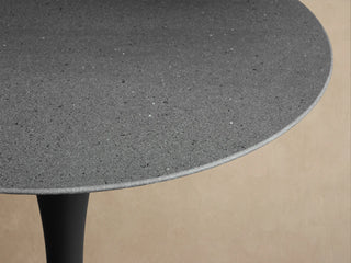 Round Outdoor Bar Table with Tulip Base – Modern Weather-Resistant Patio Table