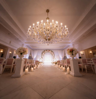 86 Inch Extra Wide Maria Theresa Chandelier for Wedding Hall 87"W 59"H