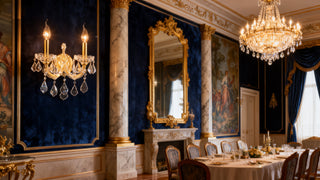 2 Lights Crystal Wall Sconce Maria Theresa Wall Lamp