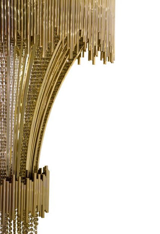 Big Lobby Chandelier 47"W 93"H