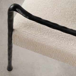 Sculptural Metal Armchair – Luxury Modern Statement Chair with Artistic Metal Frame