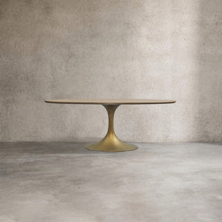 Aero Wood Round Dining Table