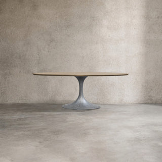 Aero Wood Round Dining Table