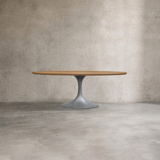 Aero Wood Round Dining Table