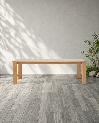 Outdoor Teak Extendable Dining Table