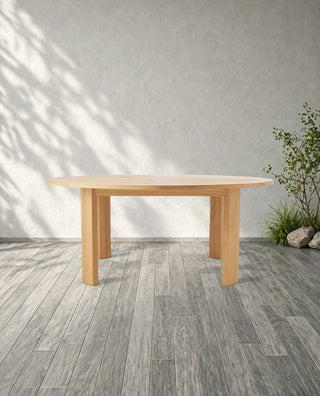 Bal Harbour Round Teak Outdoor Dining Table