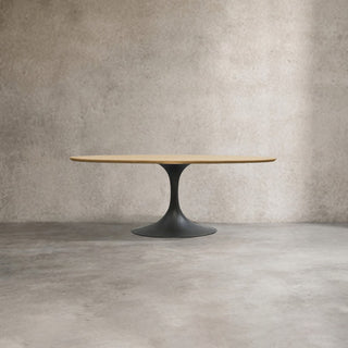 Aero Wood Round Dining Table