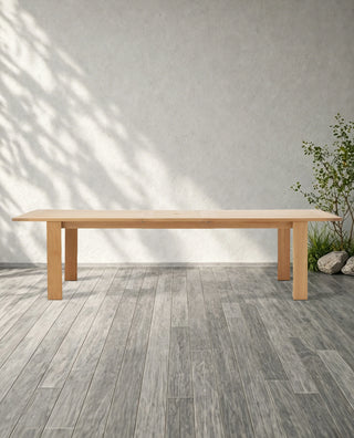 Outdoor Teak Extendable Dining Table