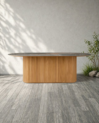 Beaumont Oval Teak Outdoor Dining Table