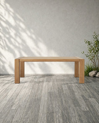 Canyon Modern Outdoor Dining Table for Patio & Backyard