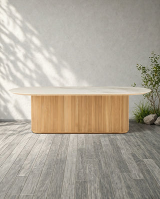 Beaumont Oval Teak Outdoor Dining Table