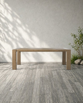 Canyon Modern Outdoor Dining Table for Patio & Backyard