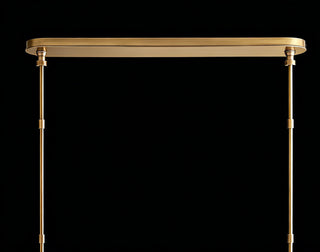 Theron Linear Chandelier Industrial Brass Glass Cone Pendant Light for Kitchen Island
