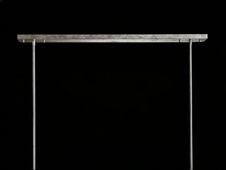 Cameron Rectangular Chandelier Luxury Selenite Crystal Linear Pendant Light for Dining Room