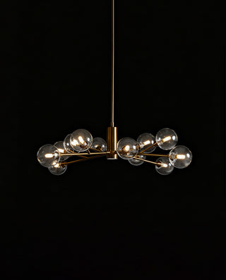 Apollo 47” Round 15 Heads Glass Chandelier XS2024-33/15