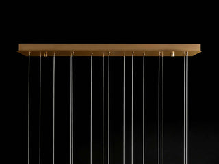 Arica Rectangular Chandelier Modern Alabaster Stone Linear Pendant Light for Kitchen Island