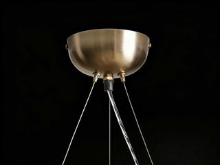 Jeunet Ring Chandelier Modern Hand Blown Glass Round Pendant Light for Dining Room