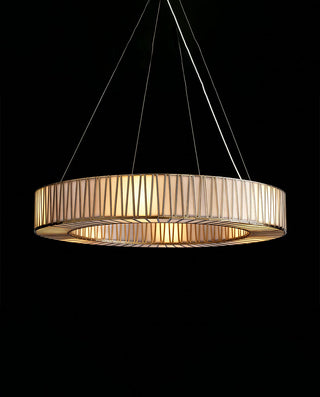 Jeunet Ring Chandelier Modern Hand Blown Glass Round Pendant Light for Dining Room