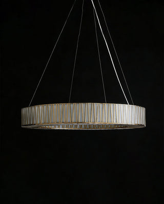 Jeunet Ring Chandelier Modern Hand Blown Glass Round Pendant Light for Dining Room