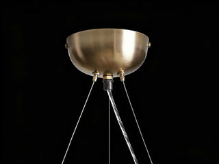 Jeunet Ring Chandelier Modern Hand Blown Glass Round Pendant Light for Dining Room